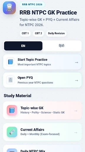 Download RRB Group D 2026 GK & Science – Latihan Soal Gratis - Screenshot 7