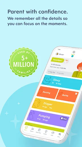 Unduh Huckleberry: Aplikasi Pelacak Bayi Terbaik & Panduan Tidur - Screenshot 1