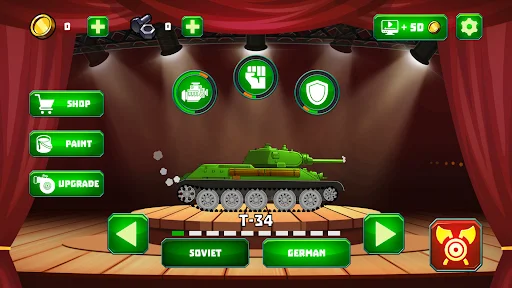 Download Tank Attack 5 | Tanks 2D Terbaru – Game Perang Seru - Screenshot 5