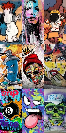 Download Graffiti Wallpaper Terbaru – Seni Jalanan Keren Gratis - Screenshot 3