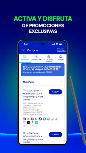 Download Mi Tigo Nicaragua Terbaru – Beli Paket & Bayar Tagihan - Screenshot 4
