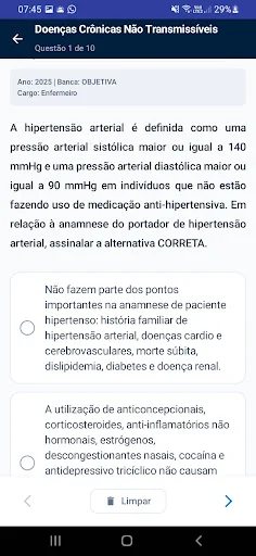 Download Questões de Enfermagem Versi Terbaru – Latihan Soal Gratis - Screenshot 2