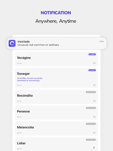 Download Onevoca – Flashcards Terbaru, Cara Mudah Belajar Kosakata - Screenshot 10