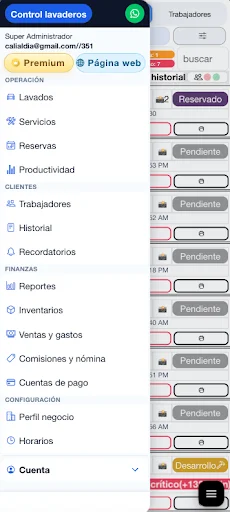 Download Control Lavaderos de Autos Terbaru – Kelola Bisnis Cuci Mobil - Screenshot 1