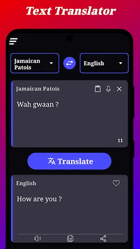 Download Jamaican Patois Translator Terbaru – Aplikasi Terjemahan - Screenshot 3