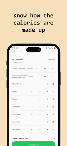 Download Juula – Lacak Kalori & Diet Hidangan Timur Tengah - Screenshot 6