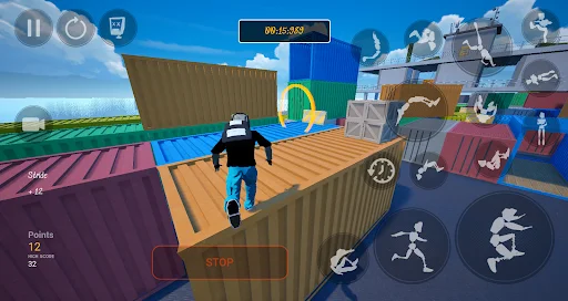 Download Ragkour: The Parkour Game Terbaru – Game Lari Gratis - Screenshot 1