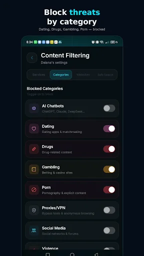 Download KidShielder Terbaru – Kontrol Orang Tua & Keamanan Anak - Screenshot 2