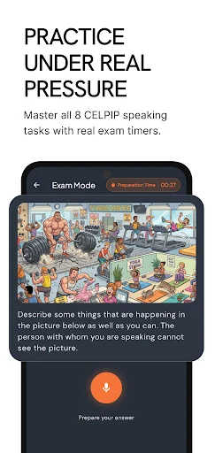 Download CELPIP Speaking Prep: USpeakAI – Latihan CELPIP Gratis - Screenshot 2
