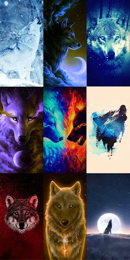 Unduh Wolf Wallpaper HD Terbaru – Gambar Serigala Keren Gratis - Screenshot 2