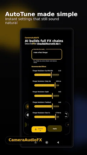 Download CameraAudioFX: AI Vocal FX Terbaru – Edit Suara Gratis - Screenshot 3
