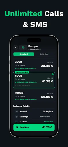 Download Simbye: eSIM Internet Terbaik – Data Unlimited 190+ Negara - Screenshot 4