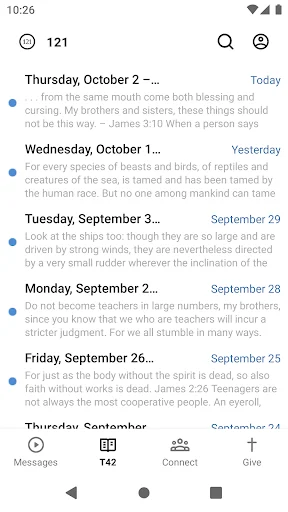 Unduh Aplikasi 121 Community Church Terbaru – Akses Pesan Gratis - Screenshot 2