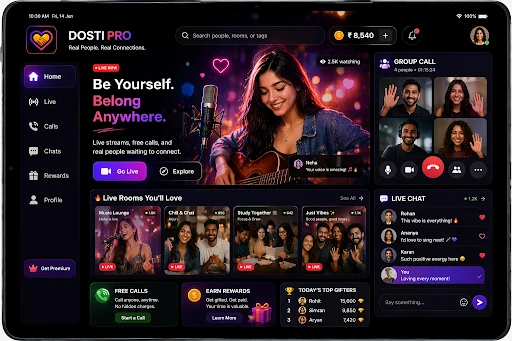 Download Dosti Pro Terbaru – Video Call & Chat Gratis - Screenshot 8