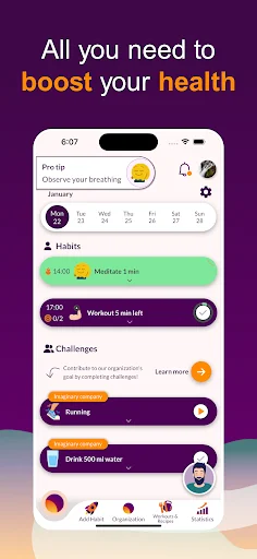 Download NewU – Healthy Habits Terbaru – Bangun Pola Hidup Sehat - Screenshot 1