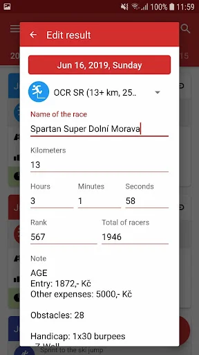Download RaRe (Races Results) Terbaru – Lacak Statistik Balap Anda - Screenshot 3