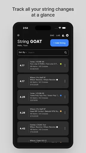 Download String GOAT Terbaru – Lacak Senar Raket & AI Gratis - Screenshot 1