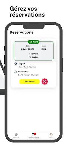 Download EasyMove VTC Réunion Terbaru – Pesan Taksi Pribadi Aman - Screenshot 3