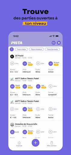 Download Pista Terbaru – Atur Pertandingan Padel & Cari Partner - Screenshot 1