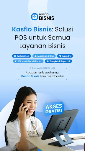 Download Kasflo Bisnis: POS & Kasir UMKM Terbaru – Kelola Usaha Praktis - Screenshot 1