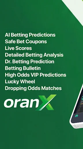 Download Oranx: Betting Tips Terbaru – Prediksi AI & Skor Live - Screenshot 1