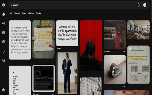 Download Pinterest Dark Mode Terbaru – Tema Gelap Gratis - Screenshot 1