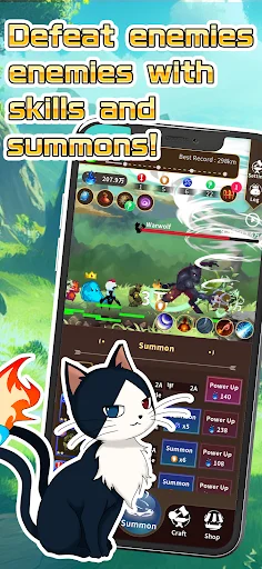Download Summoner Slime – Strategy RPG Terbaru – Evolusi Monster - Screenshot 3