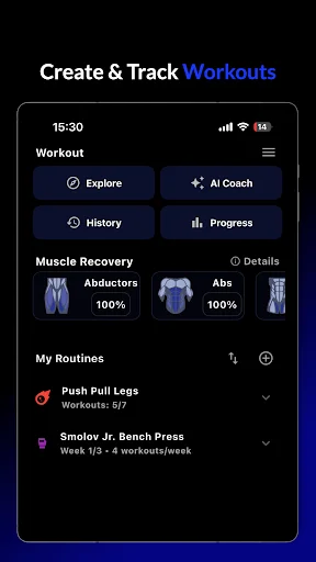 Download Gym Rank: AI Workout Tracker – Lacak Fitness Gratis - Screenshot 12