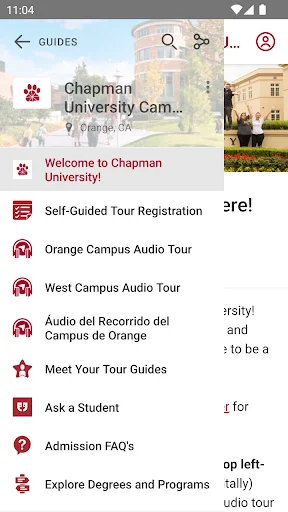 Download Chapman University Visitors Terbaru – Panduan Kampus Gratis - Screenshot 1