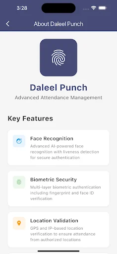 Download Daleel Punch Terbaru – Absensi Mobile Praktis & Aman - Screenshot 2
