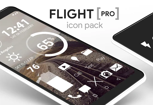 Download Flight Pro – Icon Pack Terbaru untuk Tampilan Minimalis - Screenshot 9