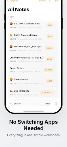 Download NoteCalc Terbaru – Notepad Pintar & Kalkulator Gratis - Screenshot 4