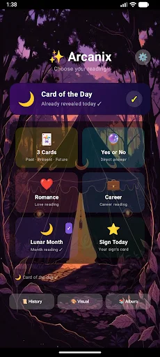 Download Arcanix – Tarot Reading Terbaru – Ramalan Harian Gratis - Screenshot 1