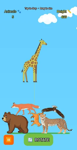 Download Animal Stack Terbaru – Game Susun Hewan Seru Gratis - Screenshot 3