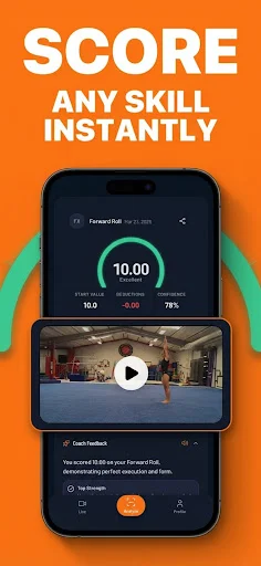 Download Gymnastics AI Coach & Judge – Pelatih Senam AI Terbaik - Screenshot 1