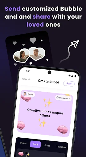 Download Bubbl Widget Terbaru – Media Sosial Privat Gratis - Screenshot 2