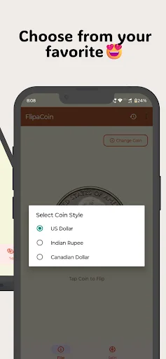 Download Flip a Coin Terbaru – Pengambil Keputusan Cepat Gratis - Screenshot 3
