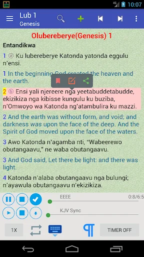 Download Luganda English Audio Bible – Alkitab Audio Gratis - Screenshot 6