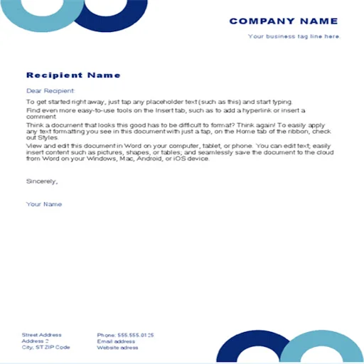 Unduh Business Letter Templates – Template Surat Bisnis Gratis - Screenshot 17