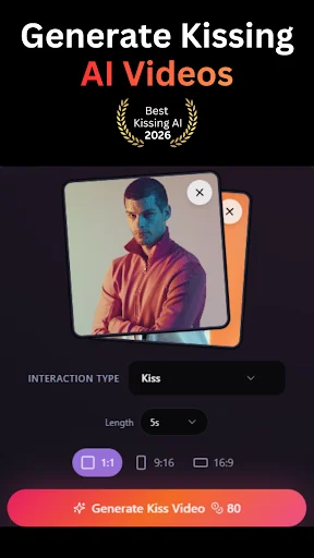 Unduh Kiss Place Versi Terbaru – Buat Video Afeksi Lucu Gratis - Screenshot 3
