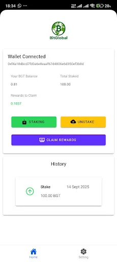 Download BitGlobal Staking Terbaru – Aplikasi Investasi Aman - Screenshot 3