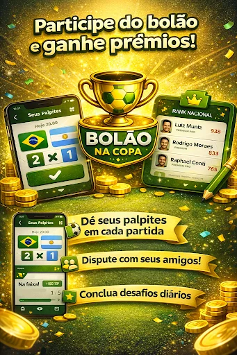 Download Bolão na Copa Terbaru – Tebak Skor Seru Bersama Teman - Screenshot 3