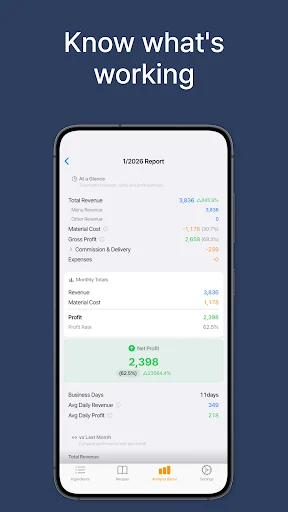 Download KitchenCost Terbaru – Hitung Biaya Resep & Profit Instan - Screenshot 8