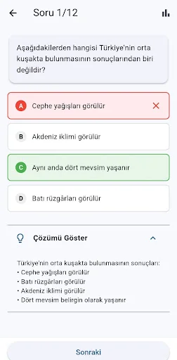 Download Coğrafya Bilgi Kartları Terbaru – Belajar Geografi Gratis - Screenshot 13