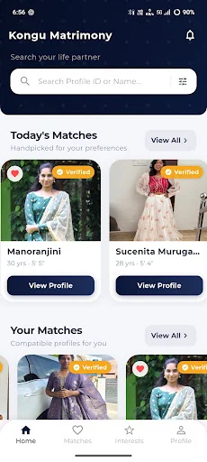 Unduh Kongu Elite Matrimony Terbaru – Cari Pasangan Terpercaya - Screenshot 1