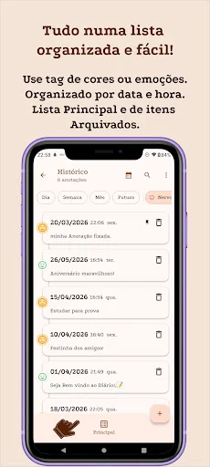 Download Diário de Anotações Terbaru – Catatan Pribadi Gratis - Screenshot 4