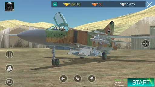 Download GS4: Realistic Air Combat Terbaru – Simulasi Pesawat - Screenshot 8