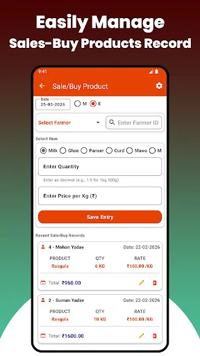 Download Milk Collection App Terbaru – Kelola Susu & Peternak - Screenshot 5