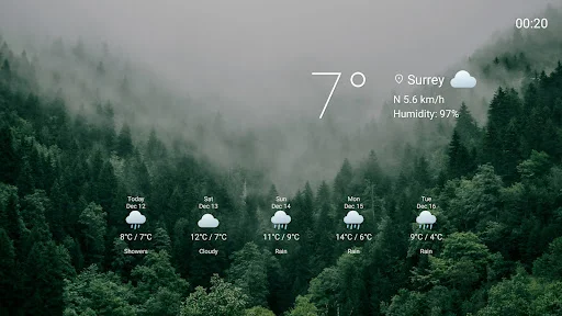 Download Vista Weather TV Screensaver Terbaru – Tampilan Cuaca Indah - Screenshot 5