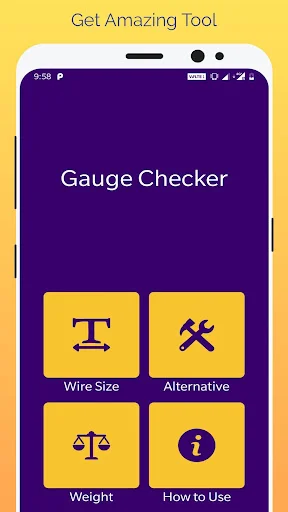 Download Gauge Checker Terbaru – Kalkulator Kawat & Konversi SWG - Screenshot 1